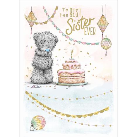 Best Sister Me to You Bear Birthday Card £1.79